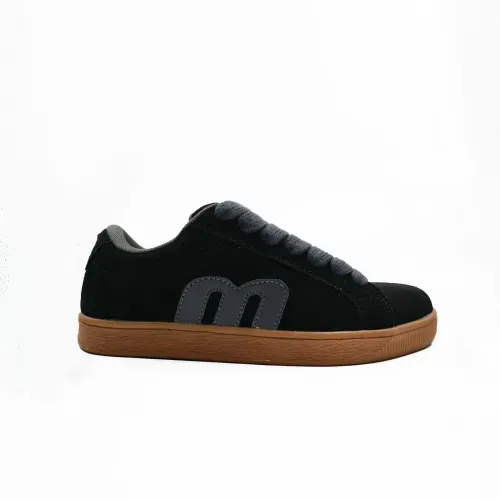 Zapatilla Skater fit ancho Crew Plus negro