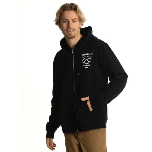 Polerón con cierre y capucha corporativo