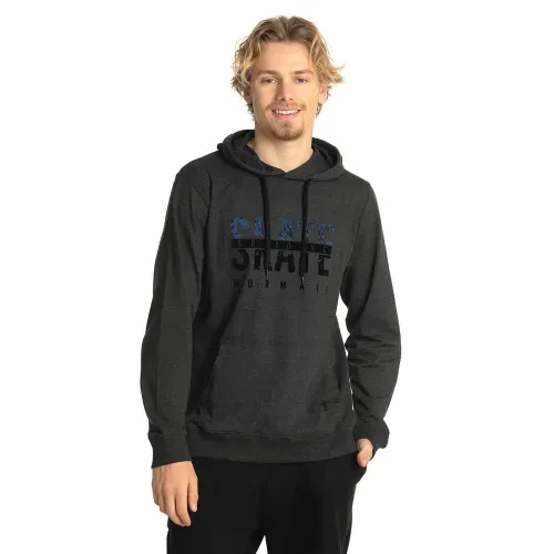 Polera con Capucha y Estampado en Pecho