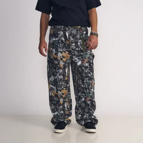 Pantalon Masculino Baggy Flex Carpintero Estampado