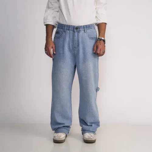 Pantalon Masculino Baggy Flex Carpintero Denim